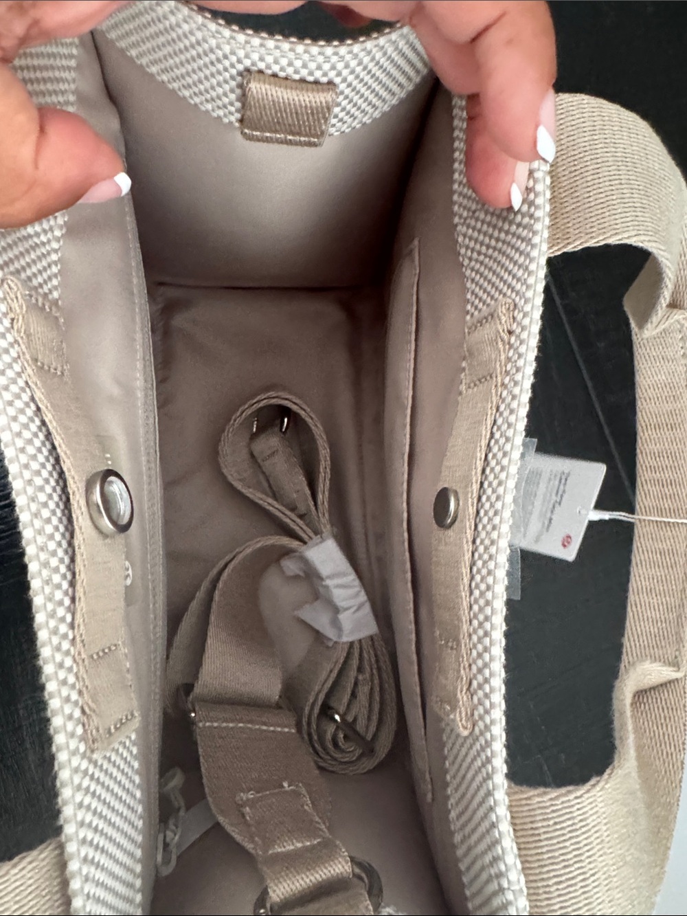 Lululemon two tone canvas tote mini 4.5L - Picture 5 of 6
